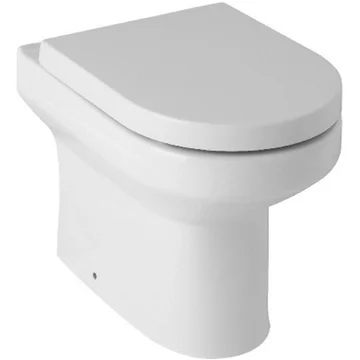 Kartell K-Vit Bijoux Rimless Comfort Back To Wall WC Pan - 360 x 520mm
