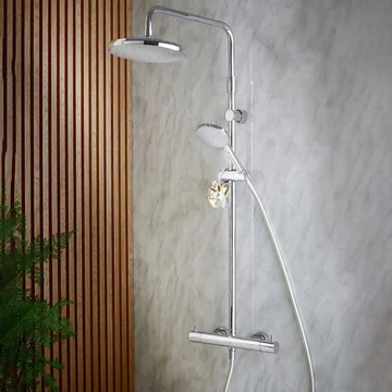 Methven Minimalist VJet Cool Touch Thermostatic Shower Set with Diverter