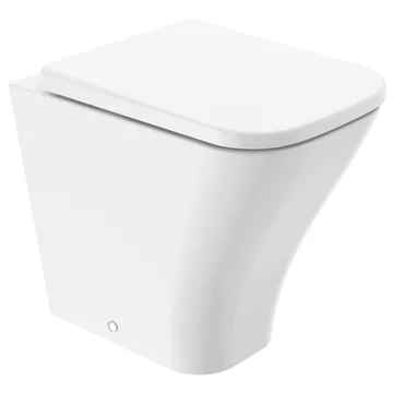 Tavistock Cadence Square Rimless Back To Wall White WC Pan
