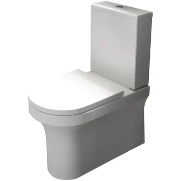 Kartell K-Vit Ozone Round Rimless Close Coupled WC Pan with Cistern - Close To Wall