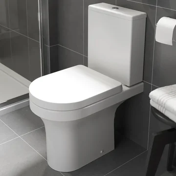 Kartell K-Vit Ozone Rimless Close Coupled WC Pan with Cistern - Open Back - 365 x 625mm