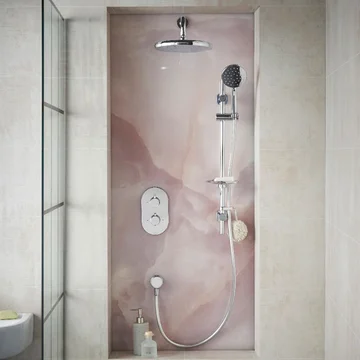 Methven Minimalist VJet Thermostatic Concealed Shower Pack with Handset and Riser Rail