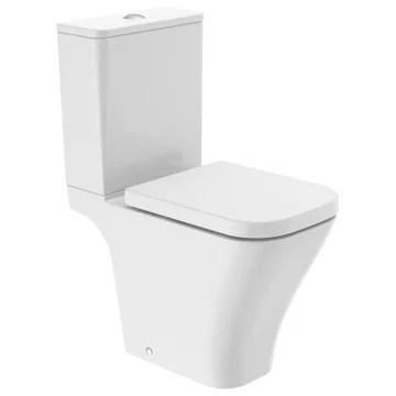 Tavistock Cadence Square Rimless Closed Coupled WC with Cistern - Open Back - 350 x 635mm