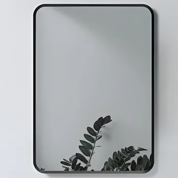 Joseph Miles Alvina Rectangular Mirror - Aluminium Metal Frame - 600 x 800mm - Image