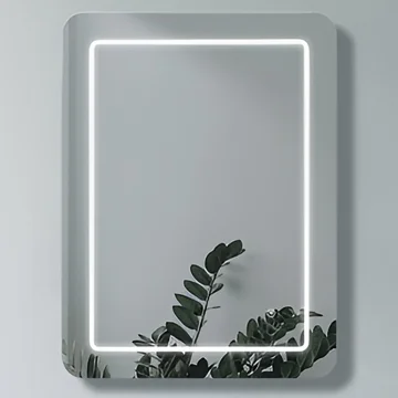 Joseph Miles Baron Rectangular Frontlit LED Mirror with Demister Pad and Shaver Socket - Image