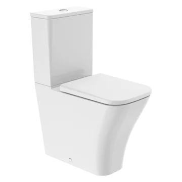 Tavistock Cadence Square Rimless Comfort Height Closed Coupled WC with Cistern - 368 x 645mm