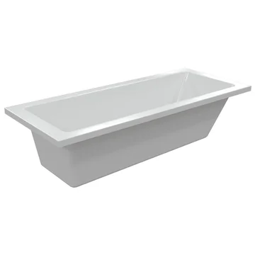 Joseph Miles Anson White Single Ended Straight Bath with Legs