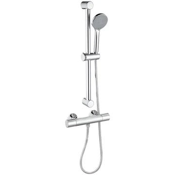 Joseph Miles Ceil Cool Touch Thermostatic Bar Shower Mixer Valve with Riser Rail Kit