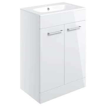 Joseph Miles Alvin Floorstanding Vanity Unit with Basin - 610 x 830mm - 2 Doors