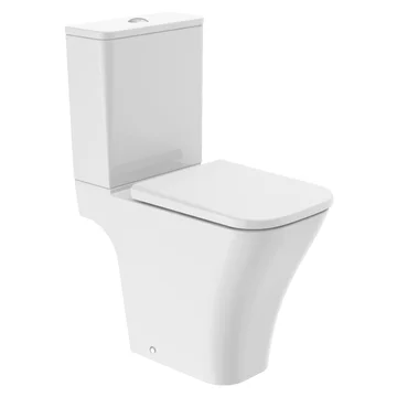 Tavistock Cadence Square Comfort Height Close Coupled Open Back WC with Cistern - 368 x 645mm