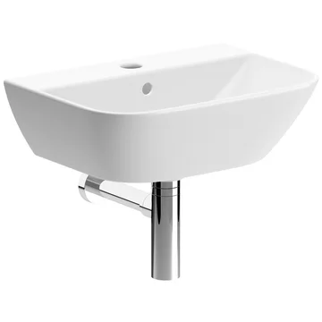Joseph Miles Cera 1 Taphole Clockroom Basin With Bottle Trap - 450 x 320mm