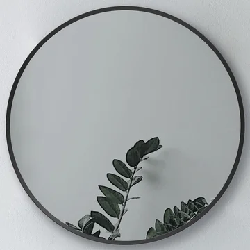 Joseph Miles Alvina Round Mirror - Aluminium Metal Frame