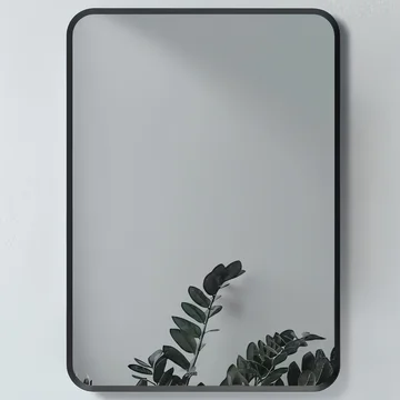 Joseph Miles Alvina Rectangular Mirror - Aluminium Metal Frame - 600 x 800mm