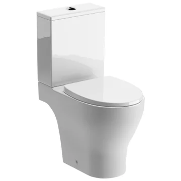 Joseph Miles Heaven Rimless Close Coupled WC Pan with Cistern and Soft Close Seat