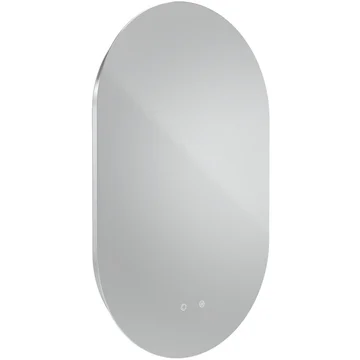 Tavistock Portal Pro LED Pill-Shaped Backlit Mirror with Shaver Socket - 500 x 800mm