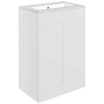 Joseph Miles Hobart Floorstanding Unit with Basin - 2 Door - 610 x 830mm - Image