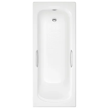 Joseph Miles Janet Single Ended Gripped Bath with Legs - White