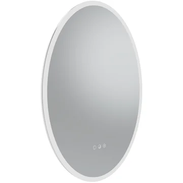 Tavistock Cosmos Borderlit Oval LED Mirror with Demister Pad - 500 x 700mm