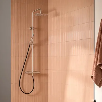 Tavistock Cohort Thermostatic Exposed Dual Function Bar Valve with Shower Set