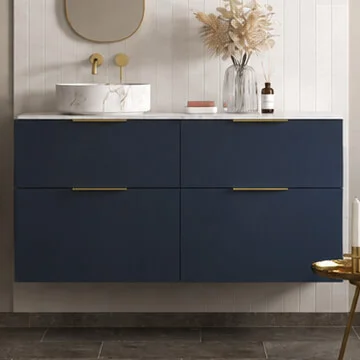 Joseph Miles Hobart 1180 Wide 4 Drawer Wall Hung Vanity Unit