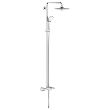 Grohe Euphoria 260 Chrome Shower System With Bath Thermostat Valve