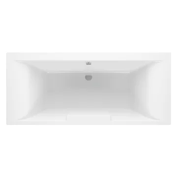 Joseph Miles Velvet Deluxe Freestanding Double Ended Bath with Legs - 1700 x 750mm