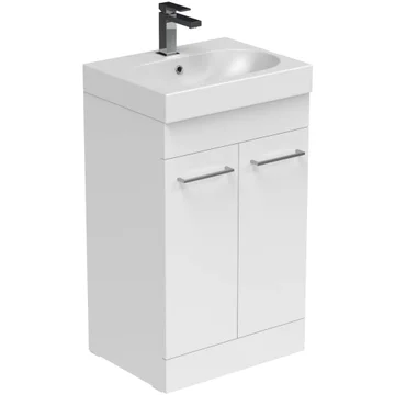 Saneux Austen Floorstanding Vanity Unit 780mm High - Two Door