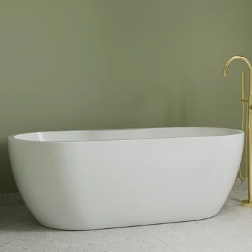 Joseph Miles Freestanding Double Ended Bath with Waste and Overflow Kit - 1655 x 745mm