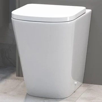 Joseph Miles Livav Rimless Back To Wall White WC Pan with Soft Close Seat - Image