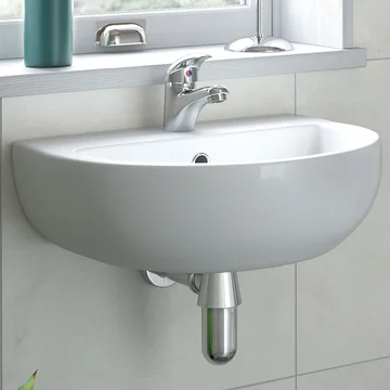 Joseph Miles Liven 1 Taphole Cloakroom Basin With Bottle Trap - 450 x 380mm