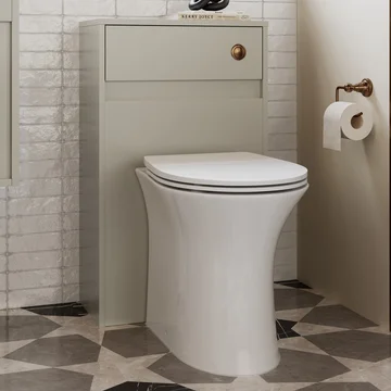 Joseph Miles Quilla Contemporary Floorstanding WC Unit - 500 x 830mm