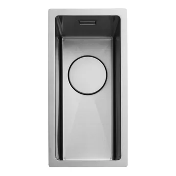 Rangemaster Kube Stainless Steel 1 Bowl Kitchen Sink - Inset or Undermount