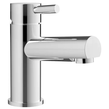 Joseph Miles Wesley Chrome Basin Mixer Tap with Waste - Stick Handle