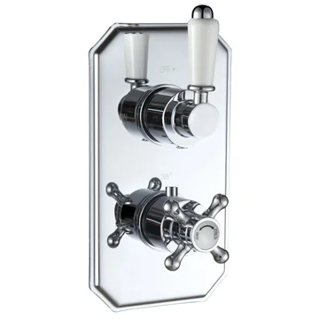 Joseph Miles Odele Traditional Recessed Thermostatic Shower Valve - Rectangular Trim