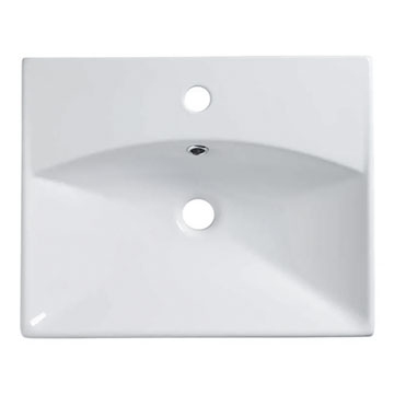 Roper Rhodes Type-500 Rectangular White Ceramic Basin 490 x 389mm - Ex-Display