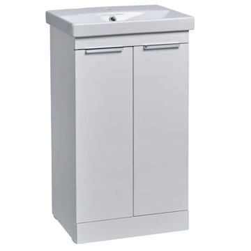 Roper Rhodes Type-500 2-Door Gloss White Vanity Unit with Handles - 465 x 820mm - Ex-Display