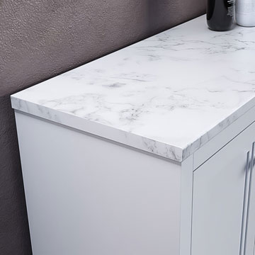 Roper Rhodes Massa Marble Laminate Worktop 1500 x 365mm - Ex-Display