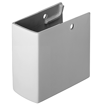 Vero 2nd Floor Wall Mounted White Semi Pedestal 180 x 285mm - Ex-Display