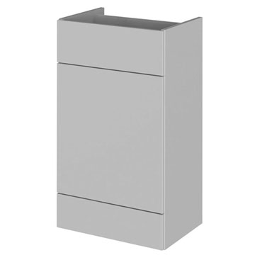 Hudson Reed Fusion Gloss Grey Mist Back To Wall WC Unit 500 x 905mm Ex-Display