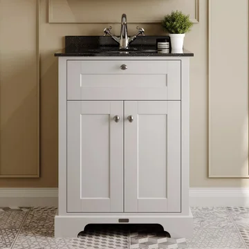 Hudson Reed Old London Undercounter Vanity Unit And Basin With Marble Worktop - LOF421