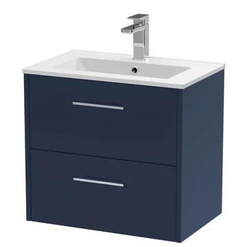 Hudson Reed Juno Wall-Hung 2 Drawer Vanity Unit And Basin - JNU2924B