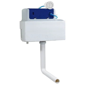 Tavistock Comfort Height Dual Flush Hidden Cistern - 3 and 6 Litres - 437 x 165mm