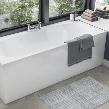 Joseph Miles Waterproof Front Bath Panel - Gloss White