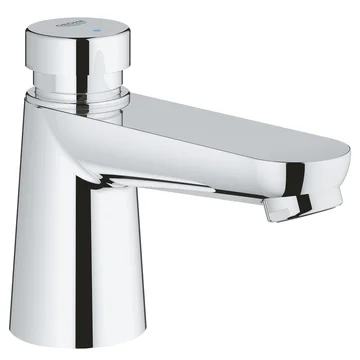 Grohe Eurosmart Cosmopolitan-T Self-Closing Pillar Tap with Push Button Handle - Image