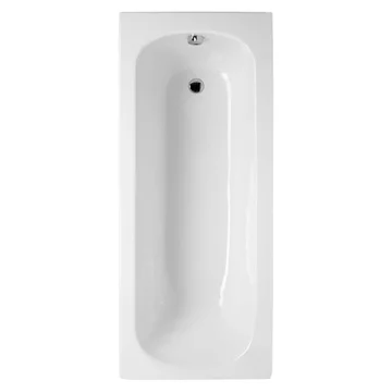 VitrA Optima Encapsulated Baseboard Straight Single Ended Bath - 5mm Acrylic - 1700 x 700mm