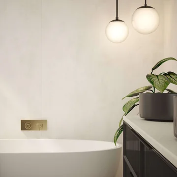 Nuance Postformed Shower Panel - Warm Plaster - 2420mm x 1220mm