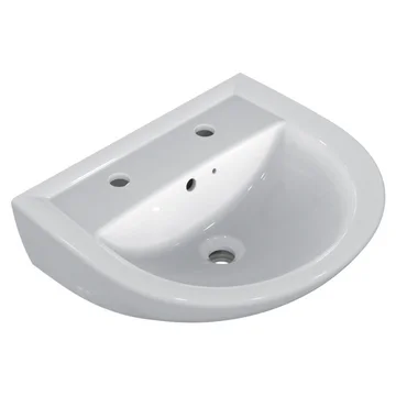 Armitage Shanks Sandringham-21 Washbasin with 2 Tapholes - 550 x 460mm