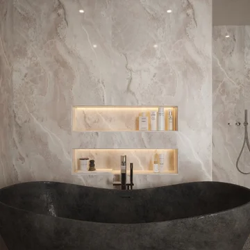 Nuance Postformed Wall Panel - Grey Onyx - 1200mm x 2420mm