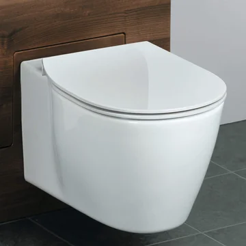 Ideal Standard Concept Aquablade Wall Hung Rimless WC Pan - White - 365 x 540mm