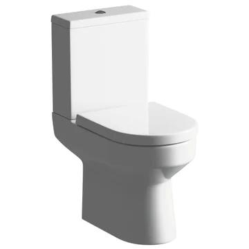 Joseph Miles Unique Rimless Close Coupled WC Pan with Seat and Cistern - Open Back